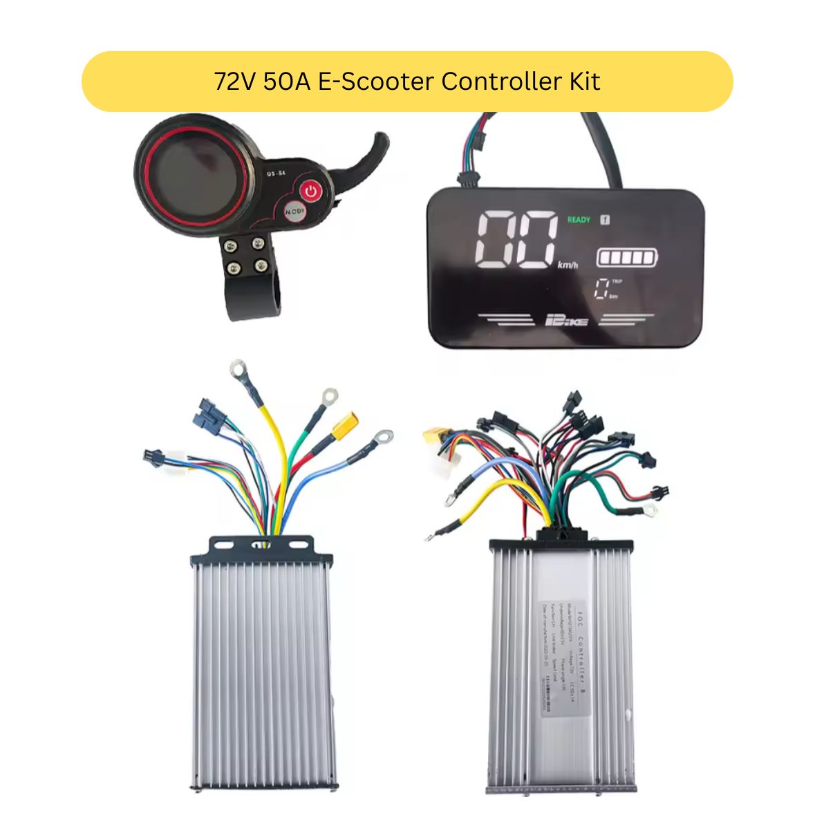 72V 50A E-Scooter Dual Brushless Controller | High-Performance Electric Scooter Controller