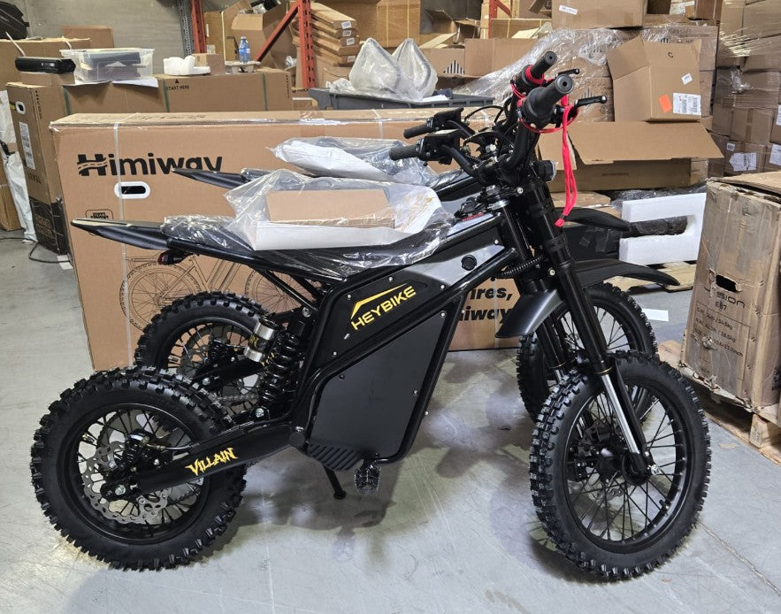 Refurbished (Excellent)  Heybike Villain Electric Dirt Bike | 4160W Motor • 45 MPH • 50 Mile Range