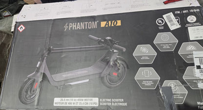 Refurbished (Excellent) Phantom A10 Electric Scooter | 45km Range • 25km/h • 400W Motor